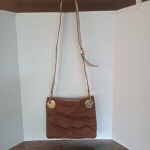 Vintage Gucci GG Canvas & Leather Eclipse Crossbody Bag Y2K